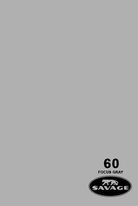 Savage Widetone Seamless Background Paper (#60 Focus Gray, 9ft x 36ft)