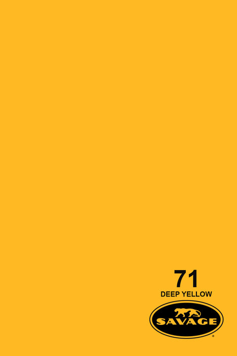 Savage Widetone Seamless Background Paper (#71 Deep Yellow, 9ft x 36ft)