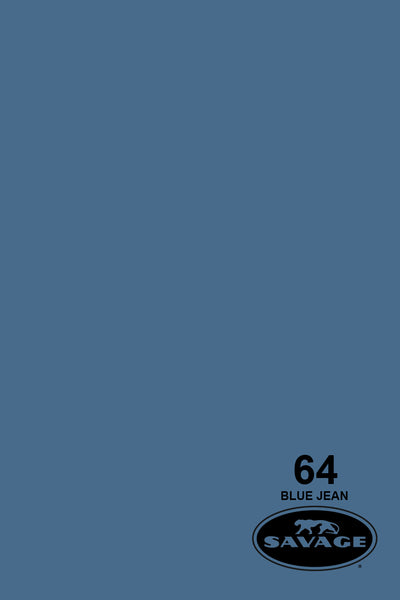 Savage Widetone Seamless Background Paper (#64 Blue Jean, 9ft x 36ft)