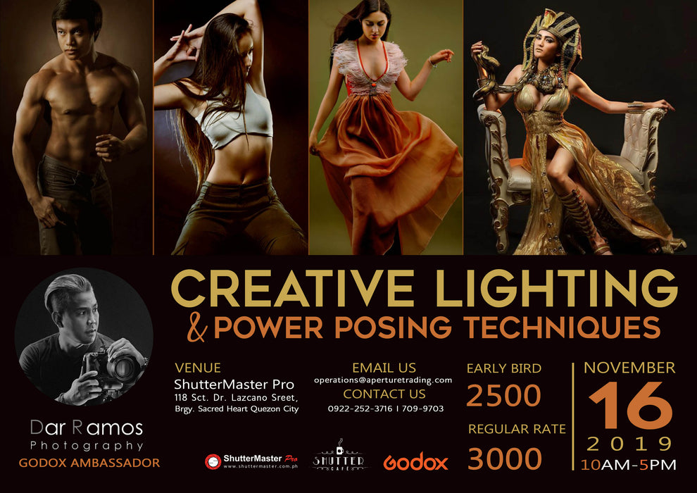 Creative Lighting and Power Posing Techniques by Dar Ramos