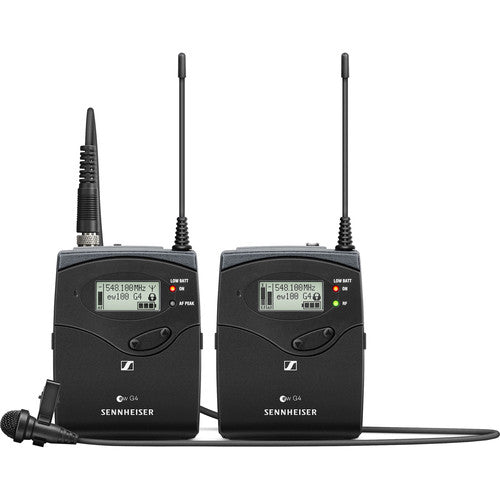 Sennheiser ew 112P G4 Camera-Mount Wireless Microphone System with ME 2-II Lavalier Mic B: (626 to 668 MHz)