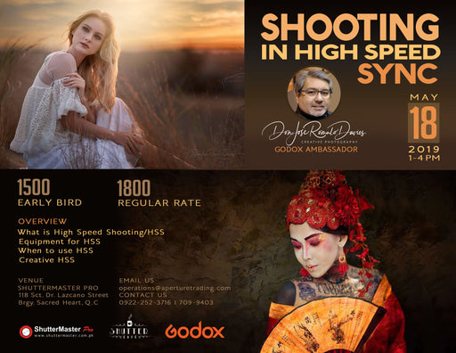 Shooting in High Speed Sync Seminar by Don Davies