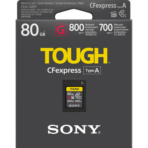 Sony 80GB CFexpress Type A TOUGH Memory Card (CEA-G80T)
