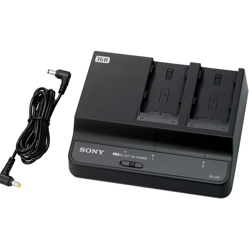 Sony BC-U2A Dual-Bay Battery Charger / AC Adapter for BP-U Series