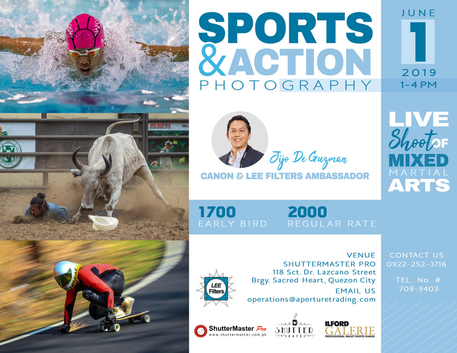 SPORTS AND ACTION PHOTOGRAPHY SEMINAR by: Jijo De Guzman