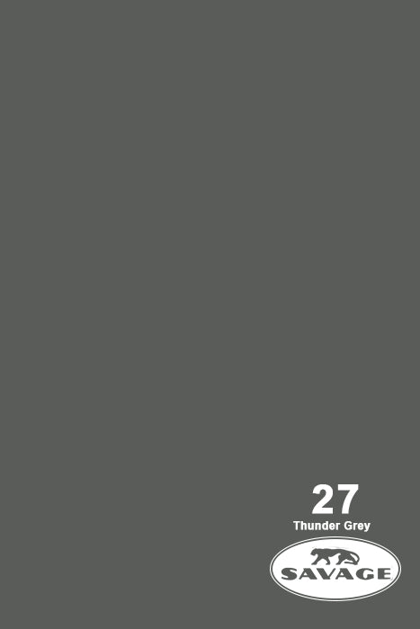 Savage Widetone Seamless Background Paper (#27 Thunder Grey, 9ft x 36ft)