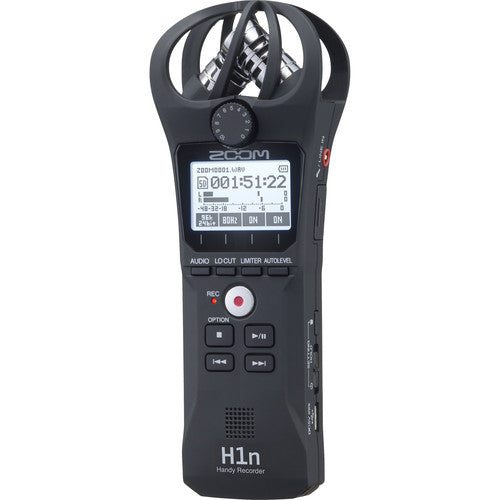 Zoom H1n Digital Handy Recorder (Black)