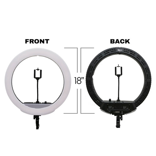 LiteTech MM-25 LED Ring Light with Light Stand